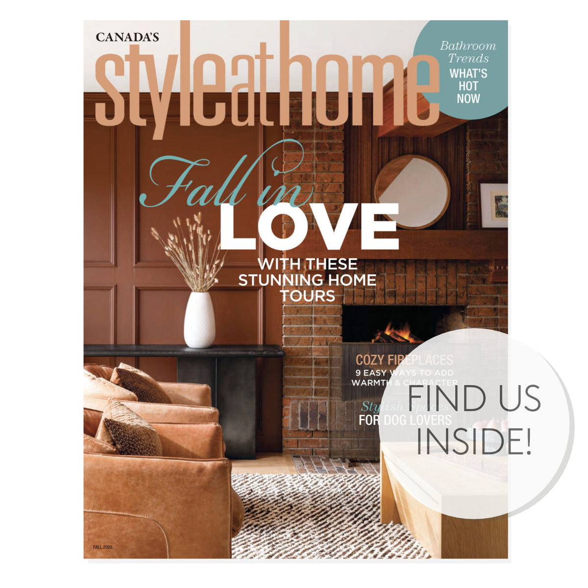 Tonic Living Featured in Style at Home Magazine's Fall 2026 Issue
