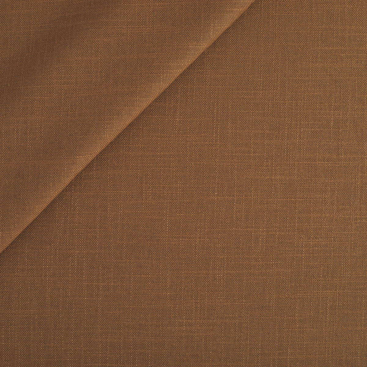 Tonic Living Hampton Fabric in Cinnamon, a cinnamon brown high-performance upholstery fabric with the look of Belgian linen.
