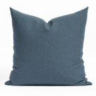 Oxford 22x22 Pillow Indigo, a rich solid blue throw pillow