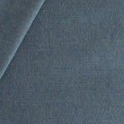 a solid blue linen blend upholstery fabric 