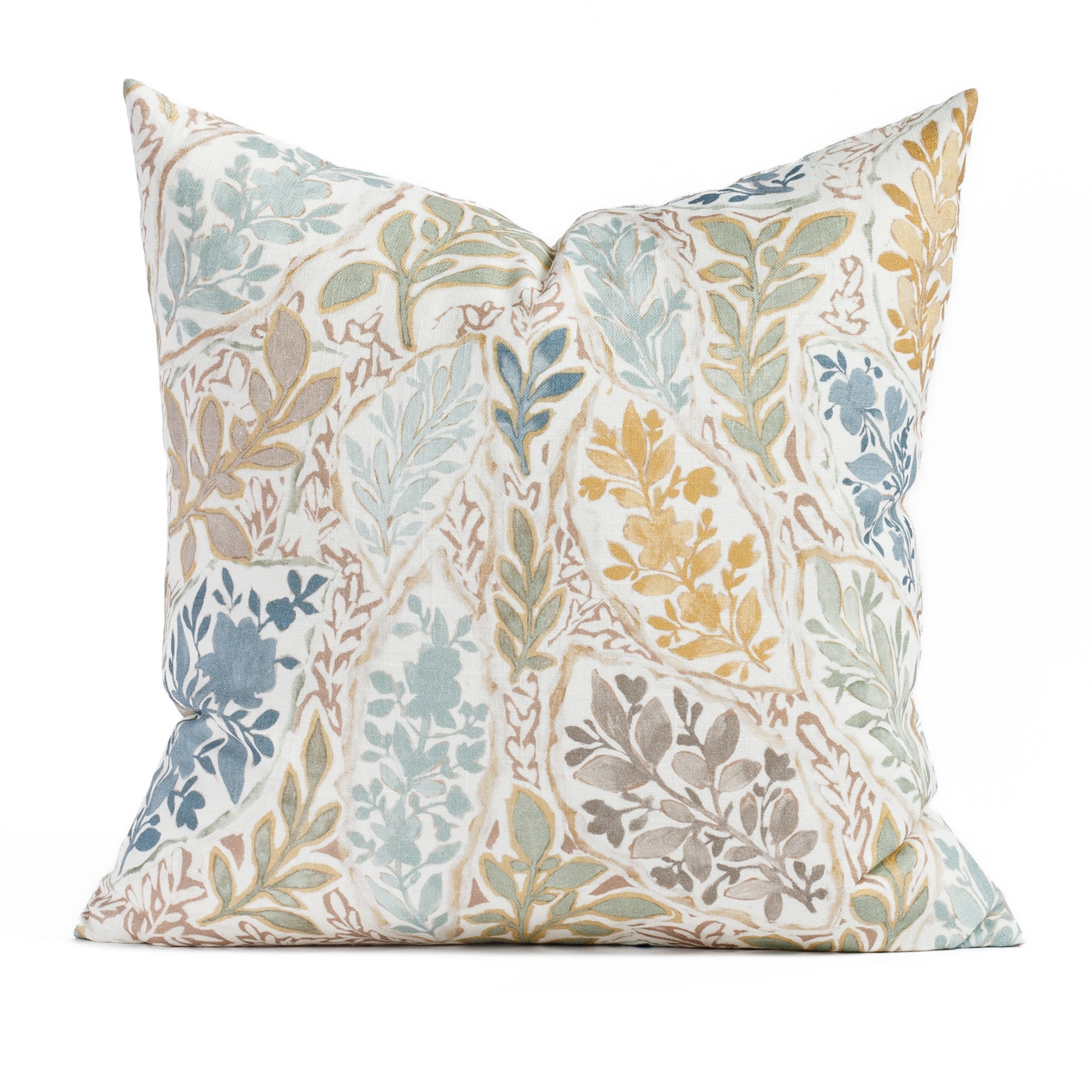 Rumi 20x20 Pillow Harvest, a multicoloured floral garden print Tonic Living pillow