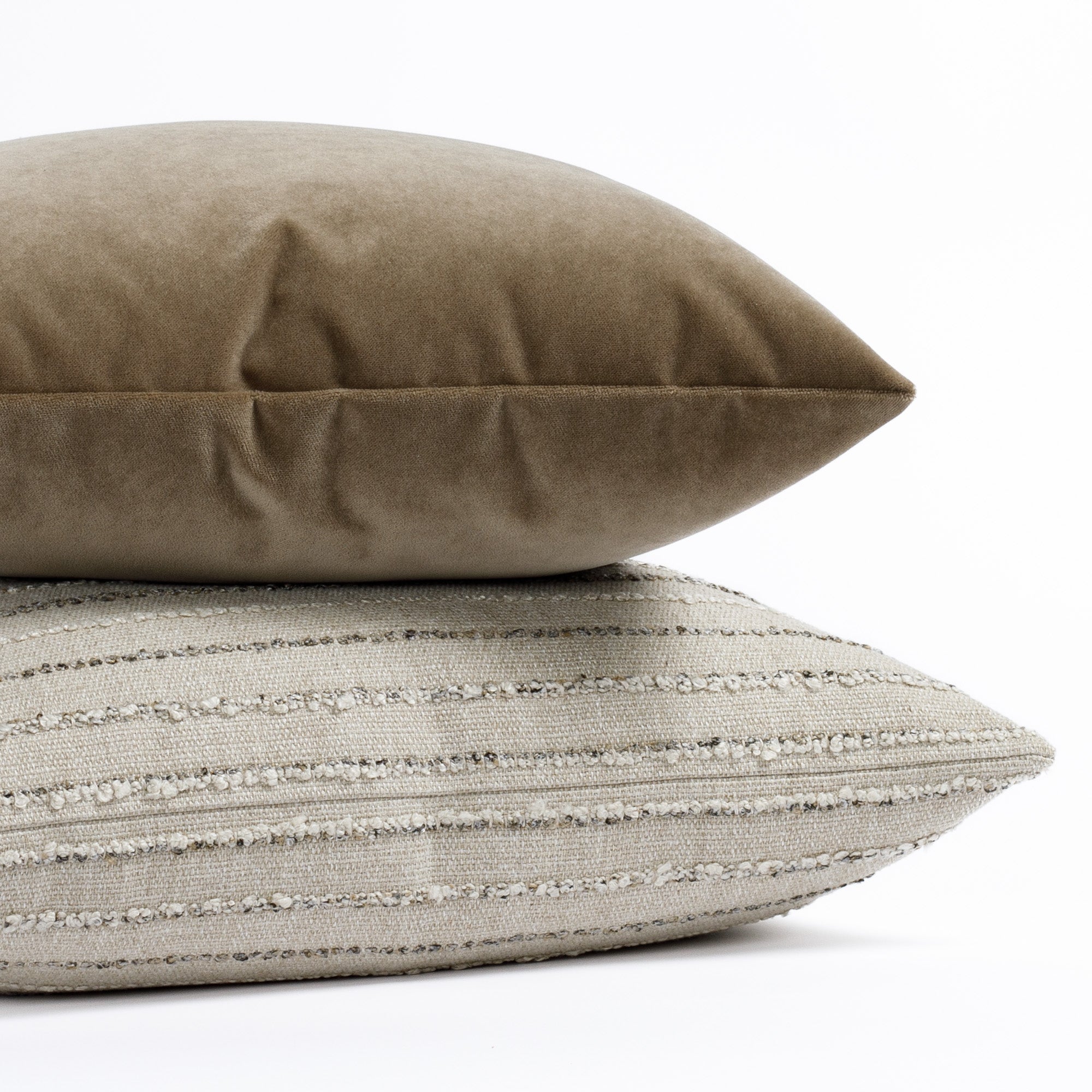 modern earthy neutral Tonic Living pillows