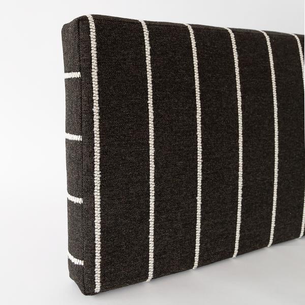 Avalon foam bench cushion, ebony from Tonic Living