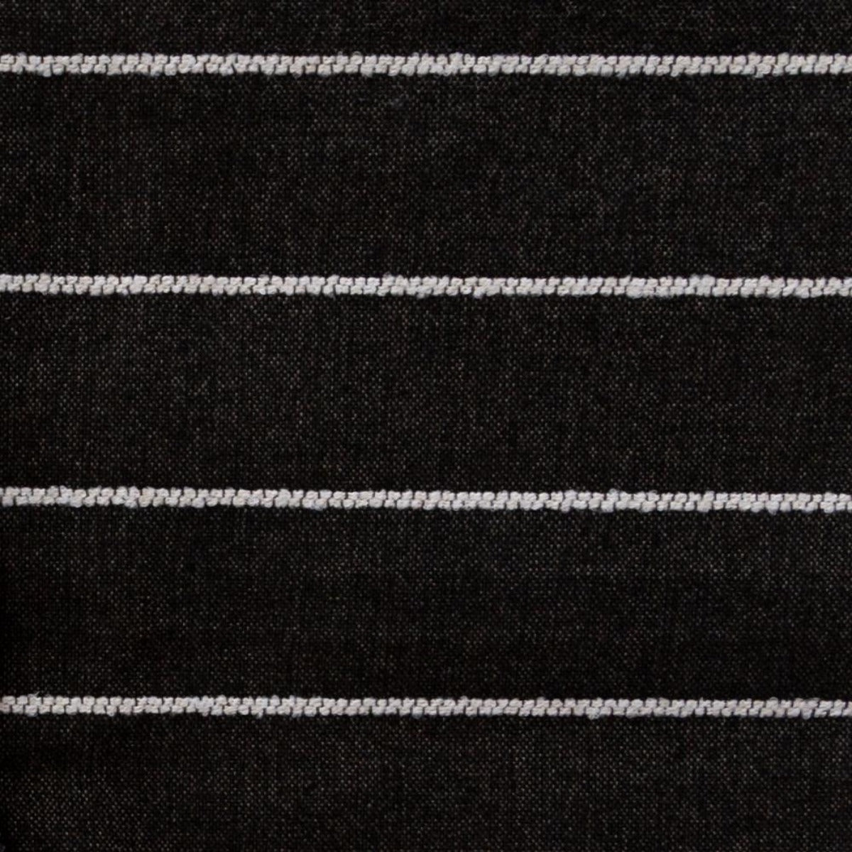 Avalon Stripe Fabric, Ebony, by Tonic Living
