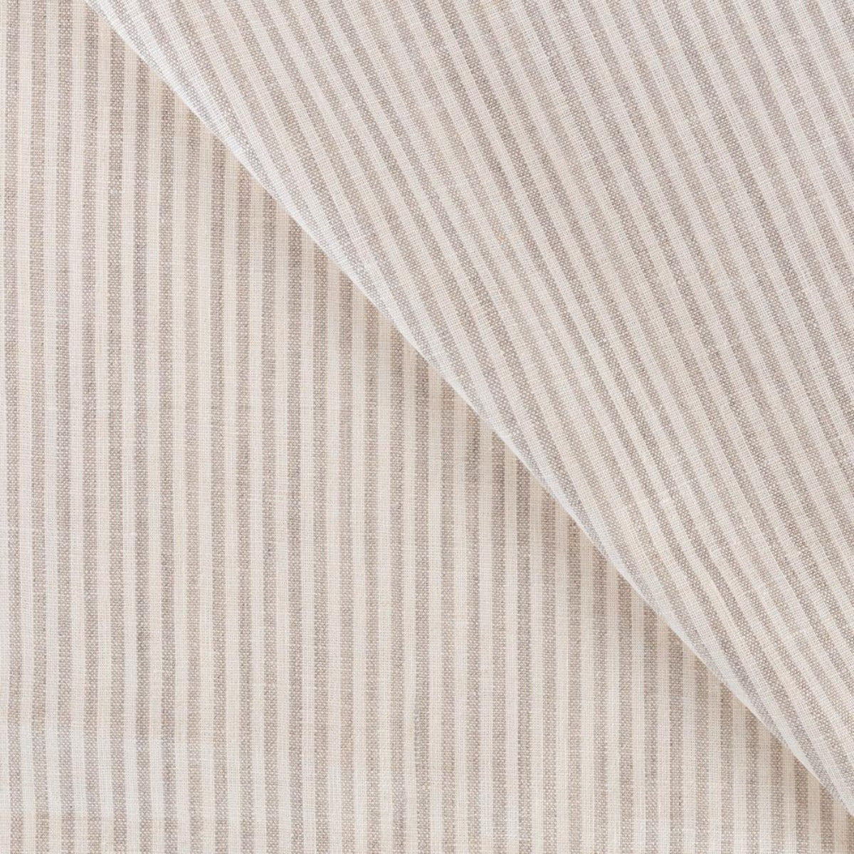 Siena, a beige and ivory stripe linen fabric from Tonic Living