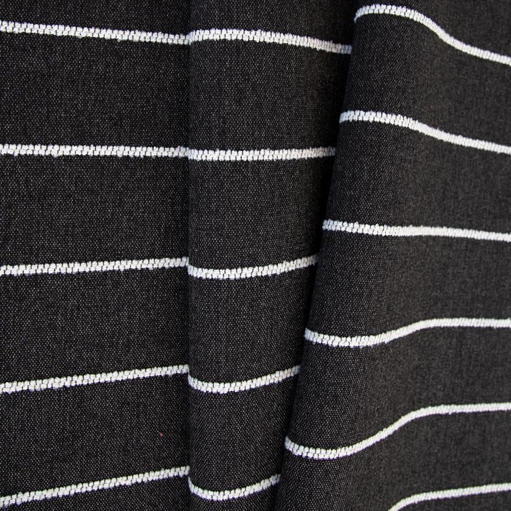 Avalon black stripe fabric from Tonic Living