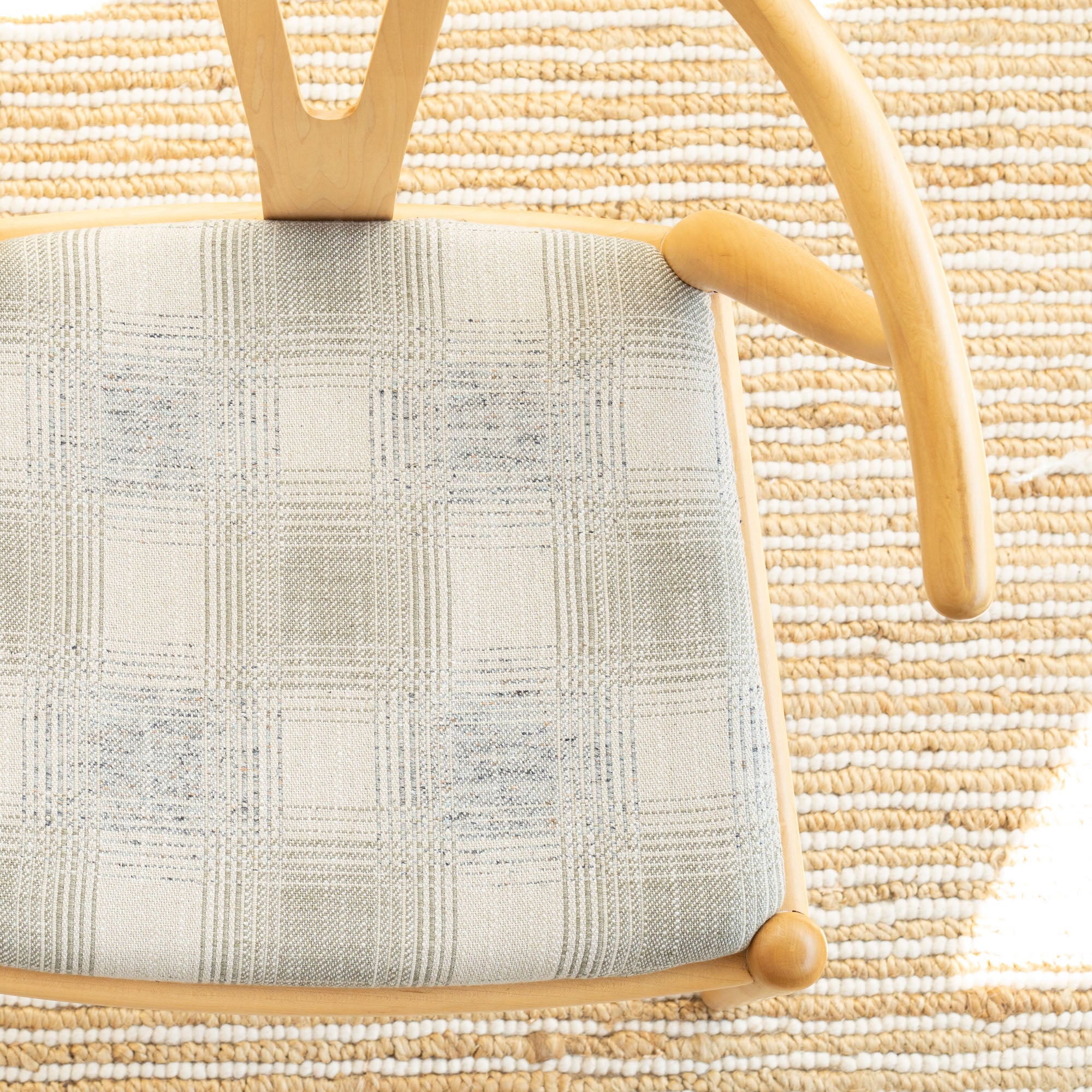 Cove Seaside Fabric upholstered chair seat