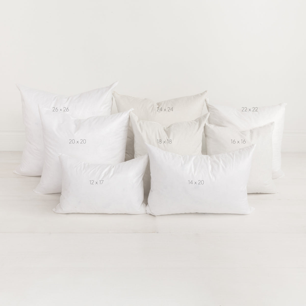 18 x 18 Pillow Inserts – Tonic Living