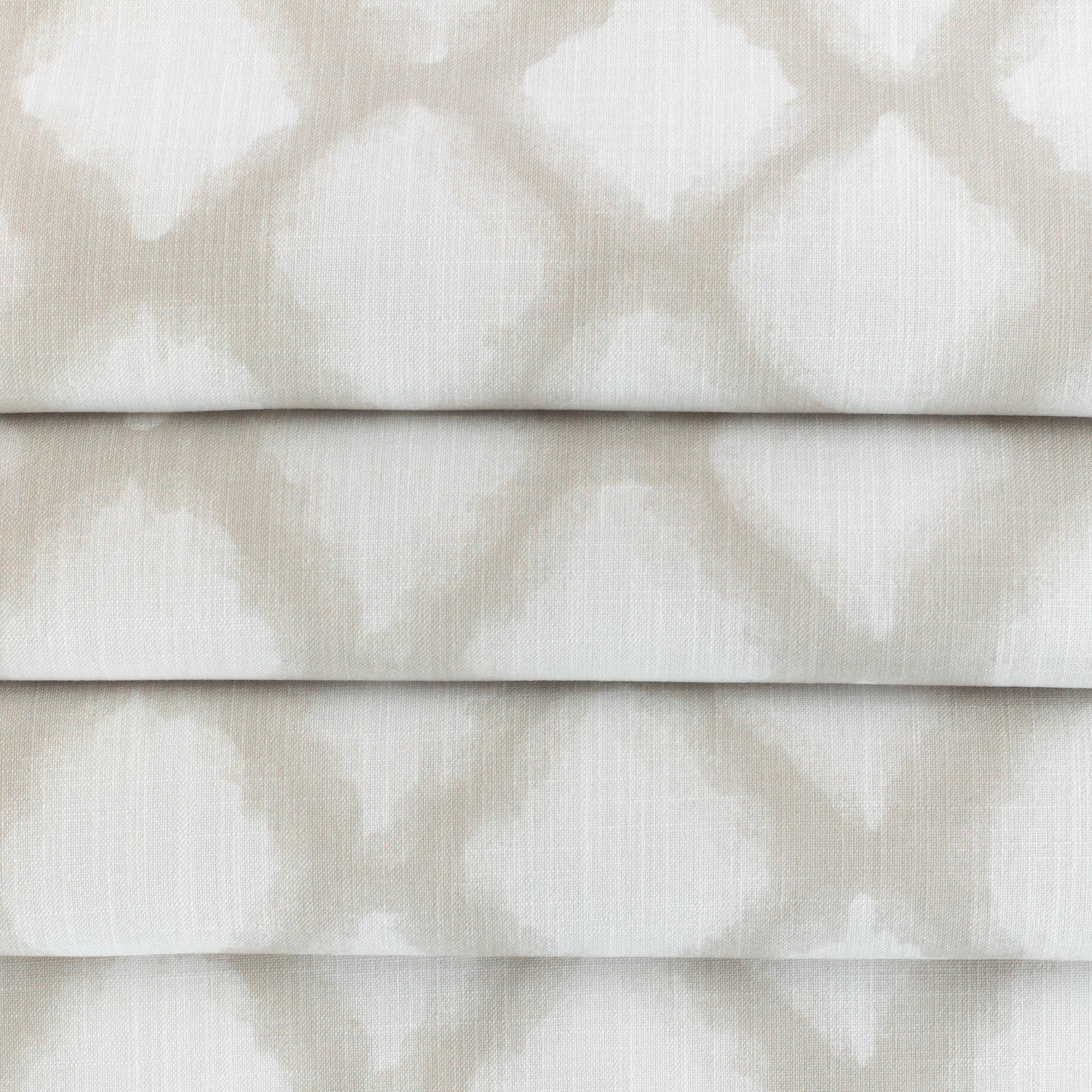 Melrose Sand, a beige and white ikat print fabric : view 6