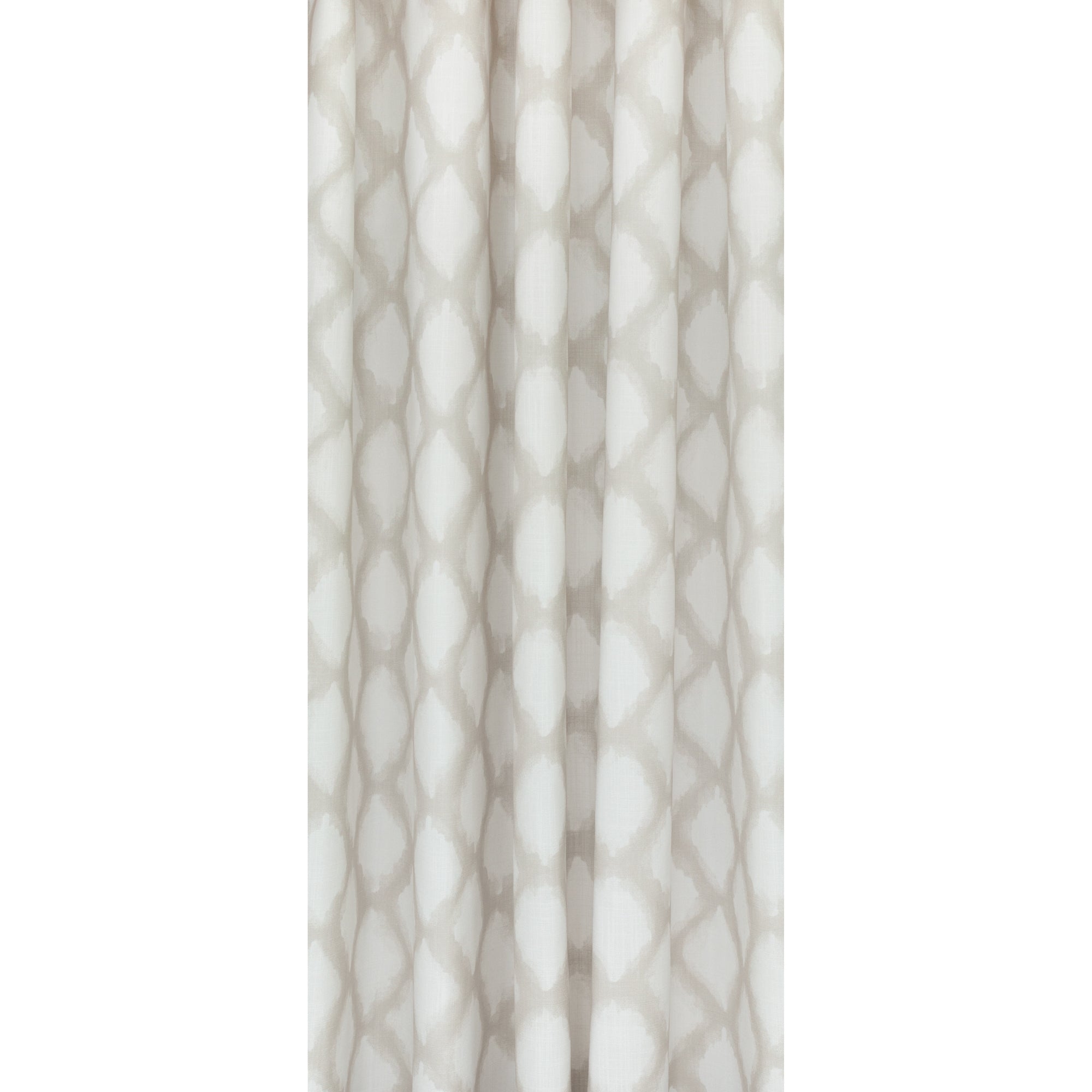 Melrose Sand, a beige and white ikat print fabric : view 7