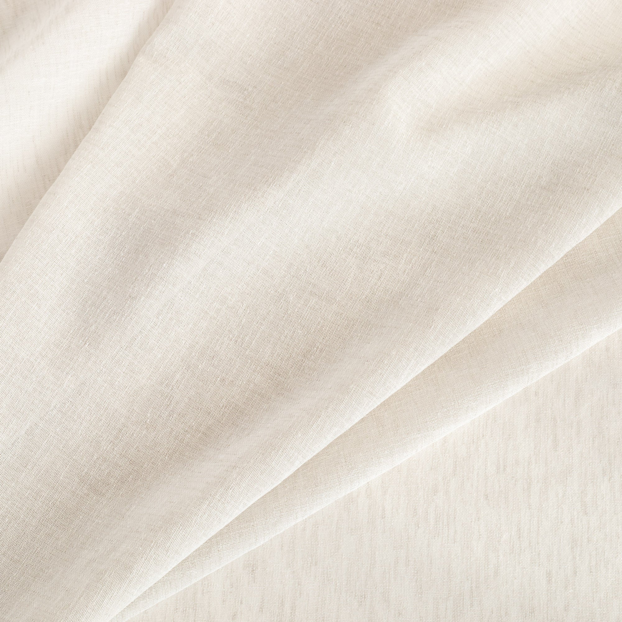 a sandy flax toned curtain fabric