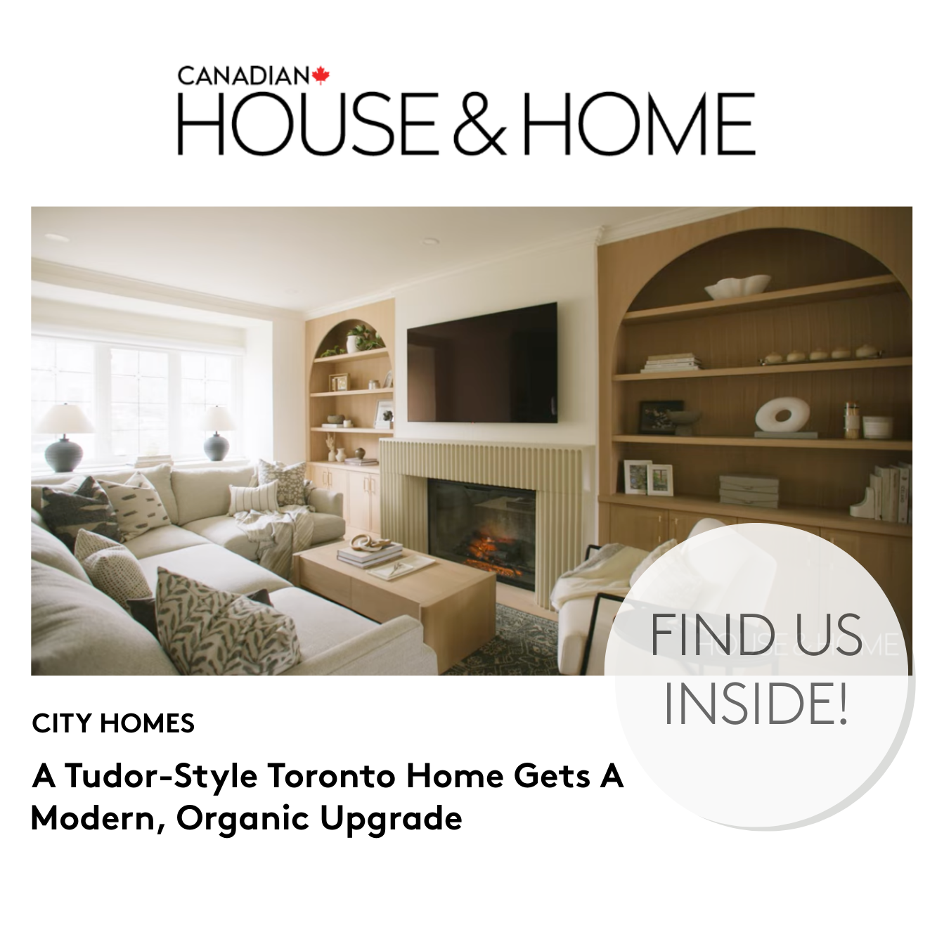 House & Home YouTube - A Tudor-Style Home Gets a Modern, Organic Upgrade