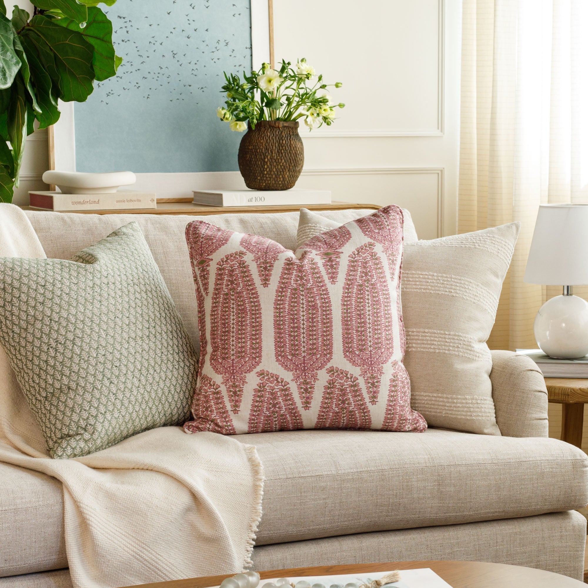 How to Style Throw Pillows on a Sofa: Our Go-To Formulas