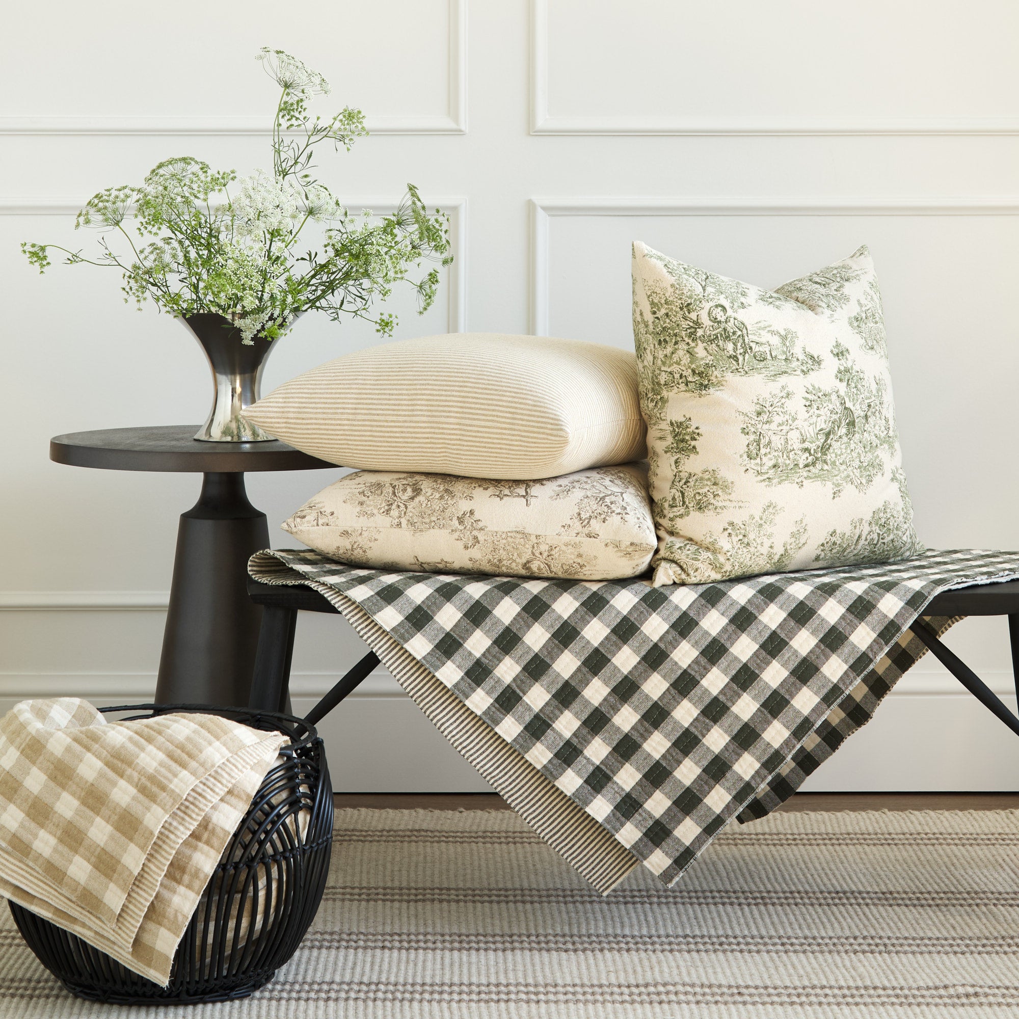 Colette Fabric, Forest Green – Tonic Living