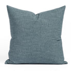 Tonic Living Bedford 22x22 throw pillow in denim blue with a soft stone-washed chenille texture.