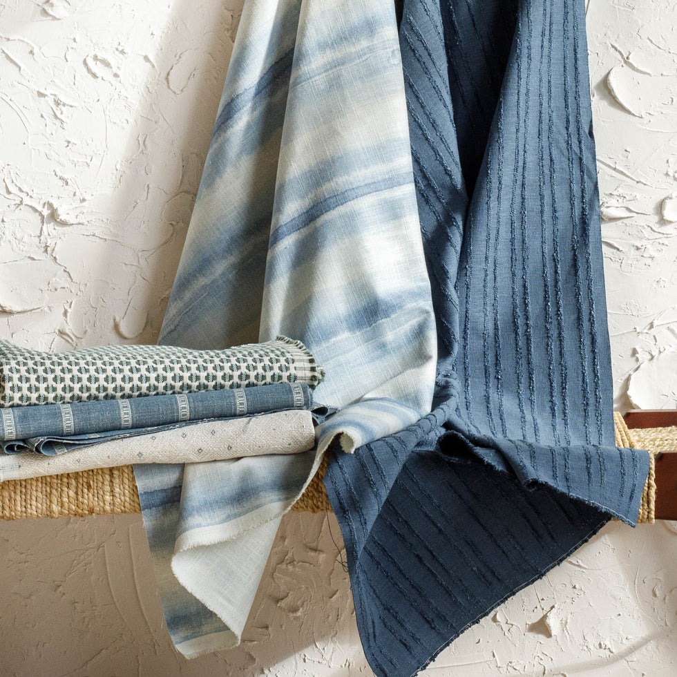 Sutton Rice Fabric Sutton Fabric, Cloud – Tonic Living