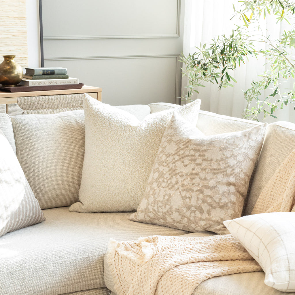 Cream and beige Tonic Living pillows