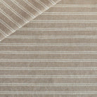 a light brown and cream horizontal stripe upholstery fabric