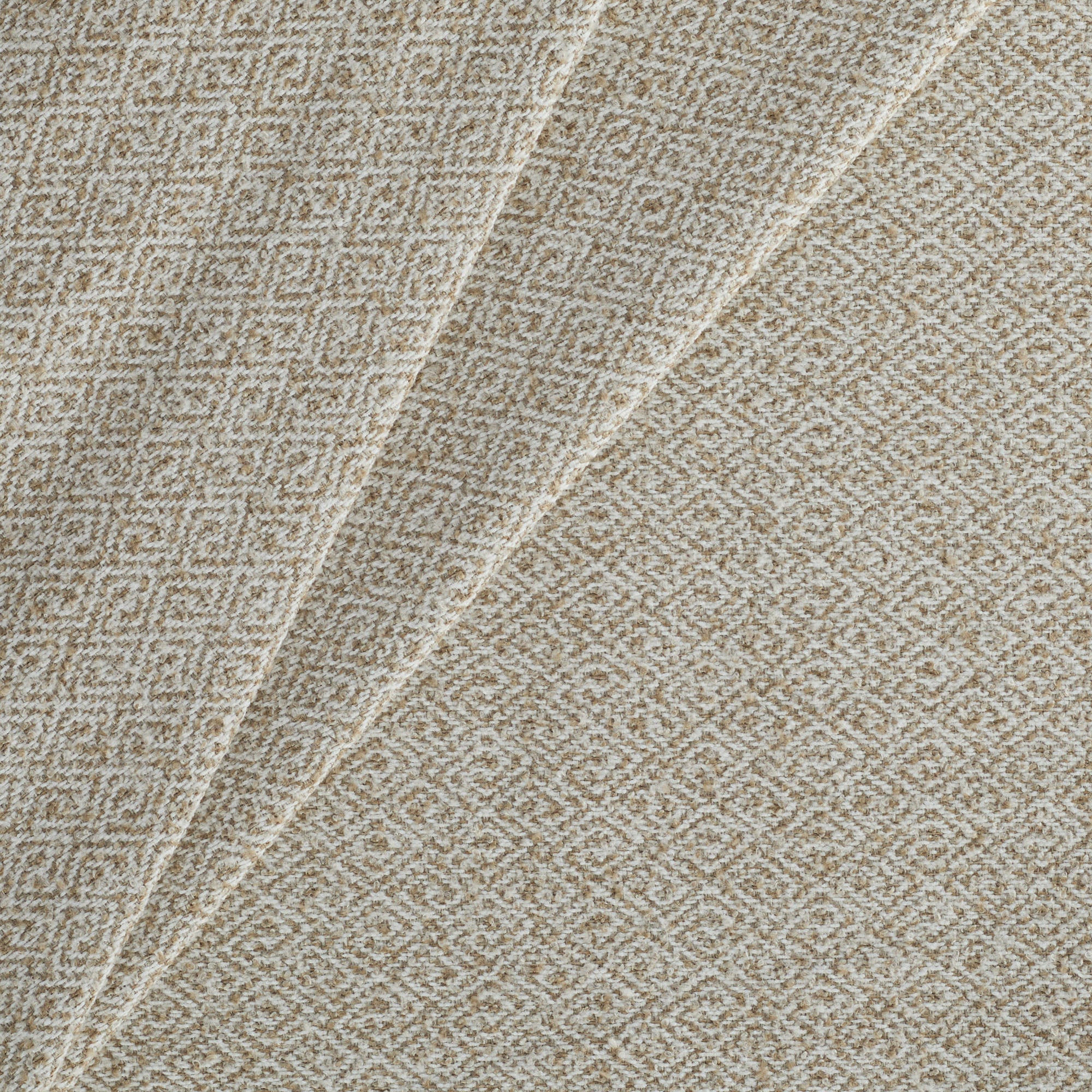 Tonic Living Chester Fabric, Wheat – high-performance diamond twill fabric in soft white and beige tones.