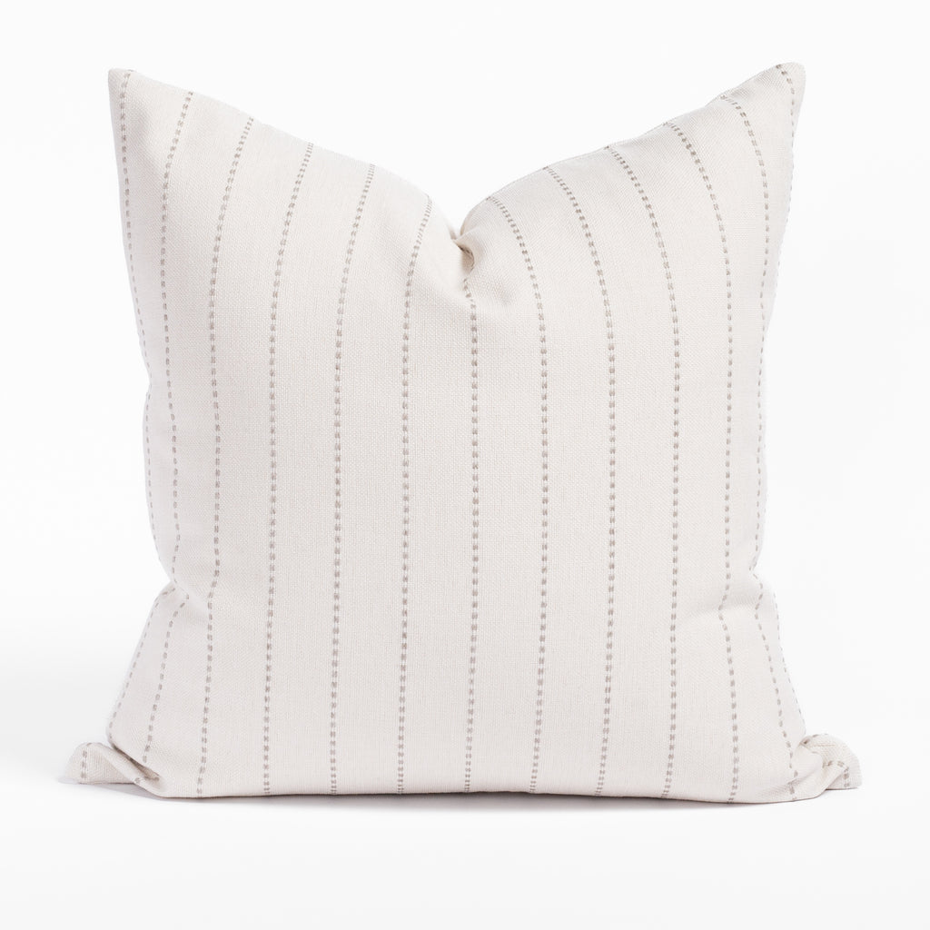 Fontana 20x20 Indoor/Outdoor Pillow, Linen
