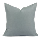 Tonic Living Hampton 22x22 pillow in Chambray, a light blue throw pillow with Belgian linen look.