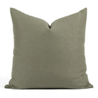 Tonic Living Hampton 24x24 pillow in Sage, an oversized muted sage green pillow with Belgian linen look.