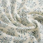 Tonic Living Juniper Harbour Blue fabric featuring a blue and white botanical sprig print.