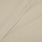 Tonic Living Leo Stripe Fabric in Wheat, a wheat and natural multi-use fabric with classic vertical stripe.