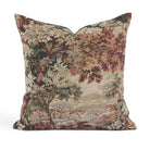Manor Tapestry 20x20 Pillow, Burgundy by Tonic Living – romantic tapestry pillow in rich earthy tones.