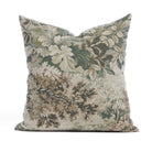 Manor Tapestry 20x20 decorative pillow in sage green with antique botanical tapestry pattern, Tonic Living.