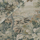 Tonic Living Manor Tapestry Moss upholstery fabric with antique forest design in moss green.