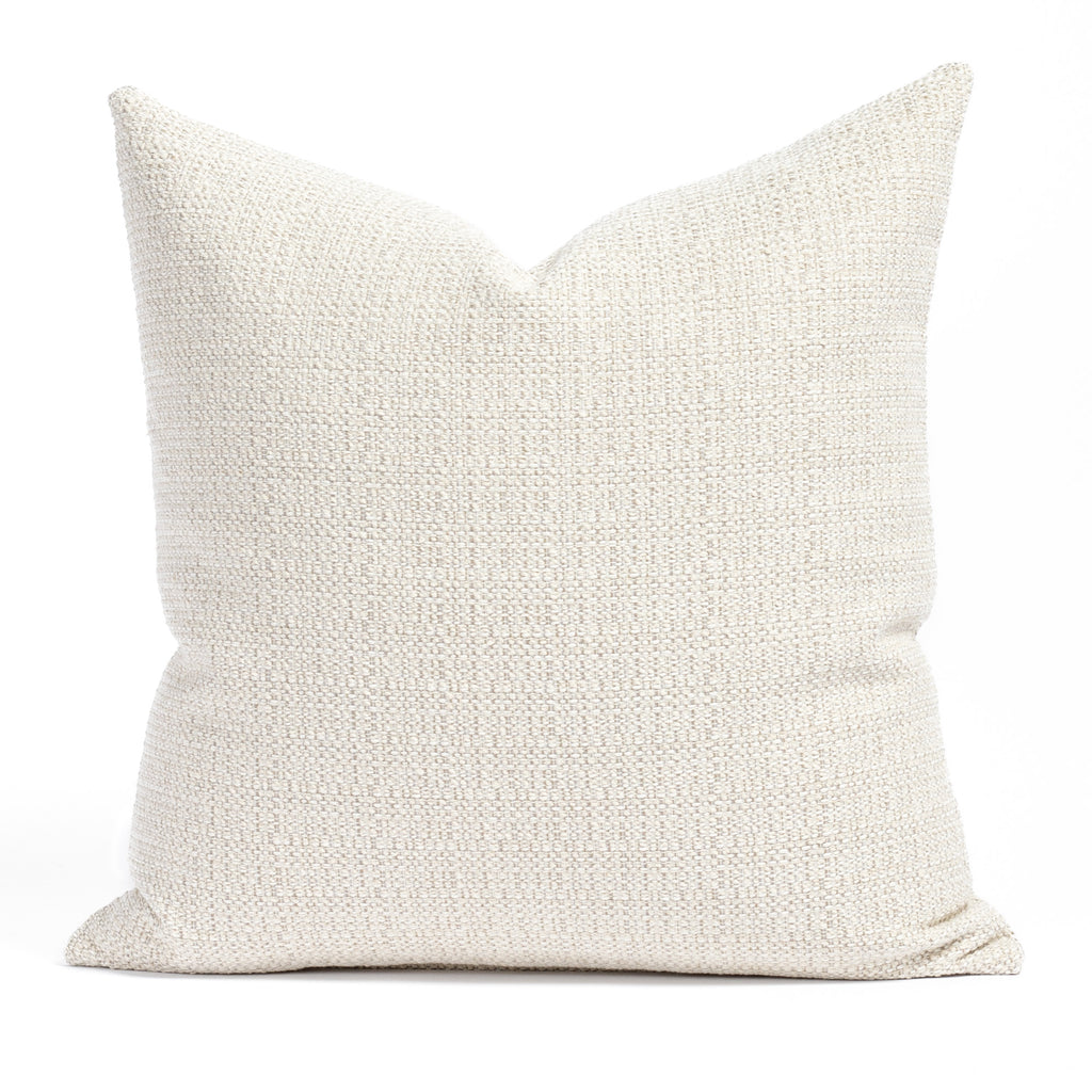 Milly 22x22 Pillow, Vanilla Cream
