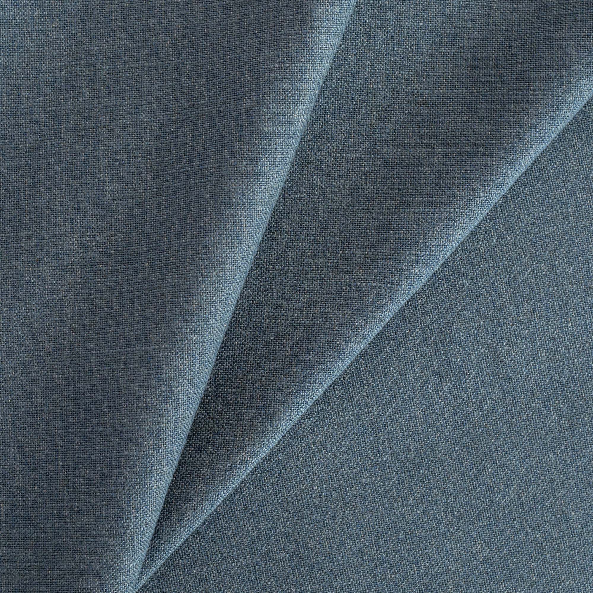Oxford Fabric Indigo, a solid blue home decor fabric from Tonic Living