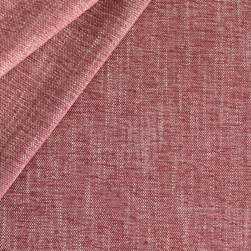 Parker InsideOut Pomegranate, a ruby red chenille textured outdoor fabric from Tonic Living