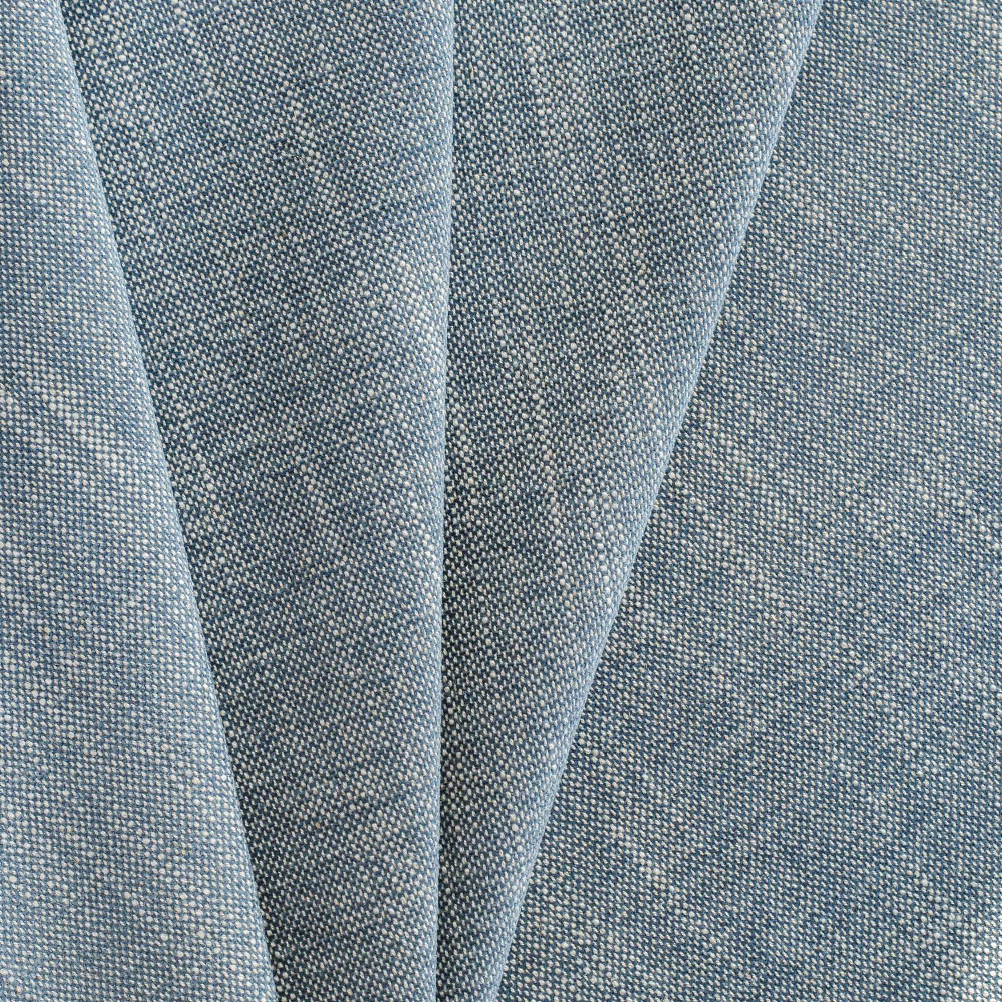 Perry Chambray, a stone blue multi-use home decor fabric from Tonic Living