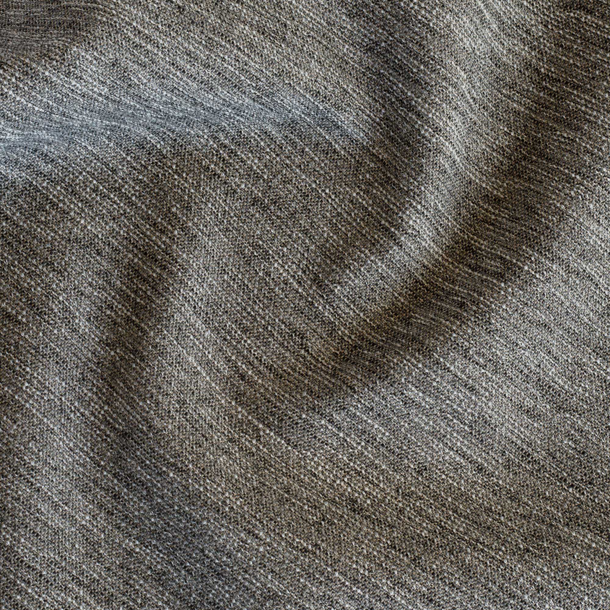 a charcoal gray and dark brown upholstery fabric