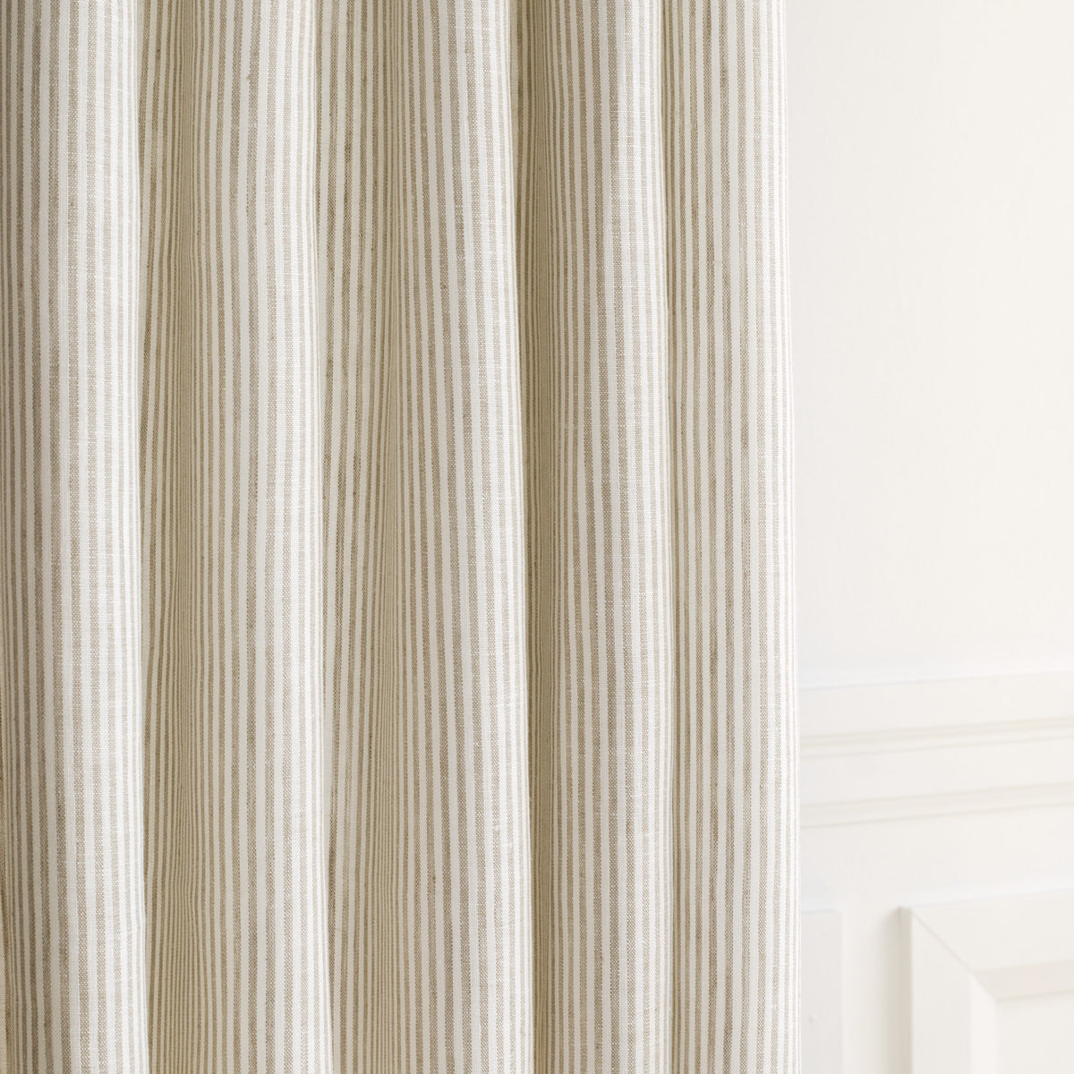 Siena Stripe Linen, Buff – Tonic Living