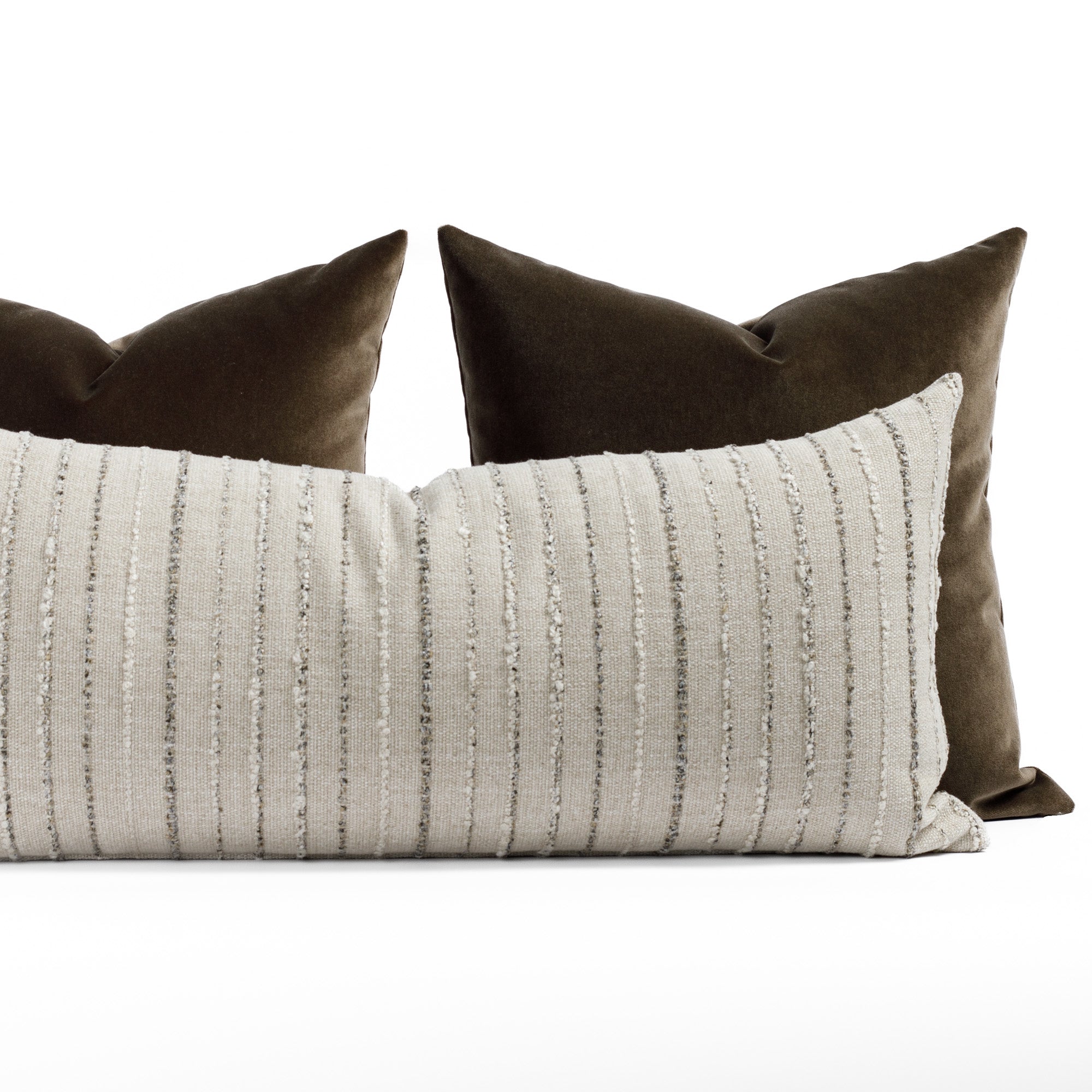 earth toned Tonic Living pillows