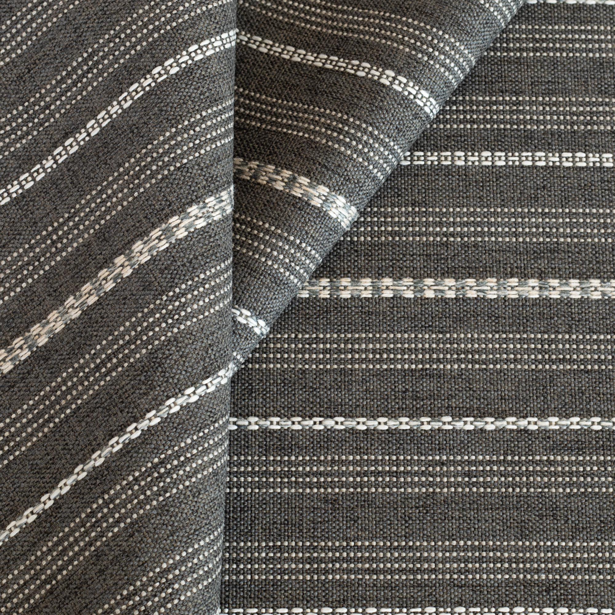 Anya Stripe Fabric, Carbon – Tonic Living