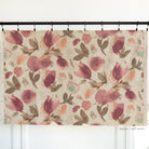 Aubrey Blush a raspberry pink, coral and brown floral print fabric from Tonic Living : 1 yard cut