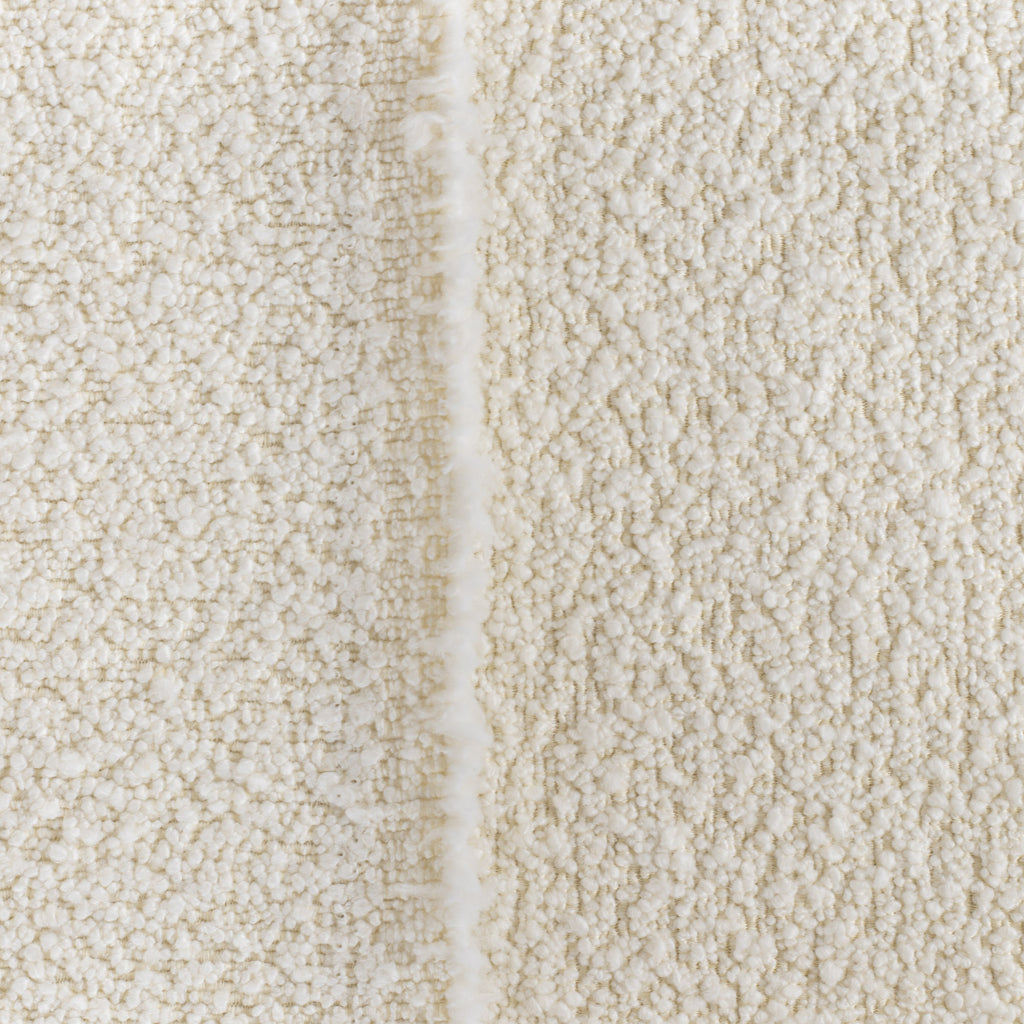 Cambie Chalk, a creamy, off-white boucle home decor fabric : view 4