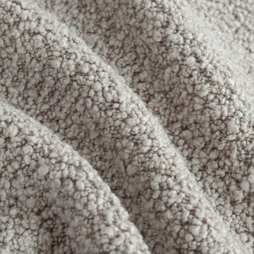 Cambie Boucle Fabric, Silver Mink – Tonic Living