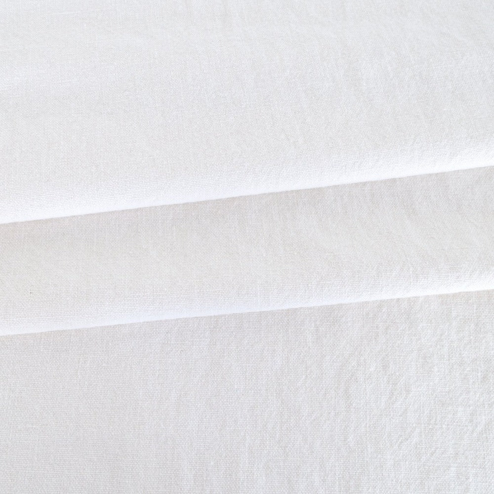 Cleary Ellen Degeneres white linen cotton fabric from Tonic Living