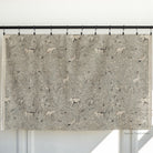 a gray botanical and exotic animal patterned home decor fabric from Tonic Living : 1 yard cut 