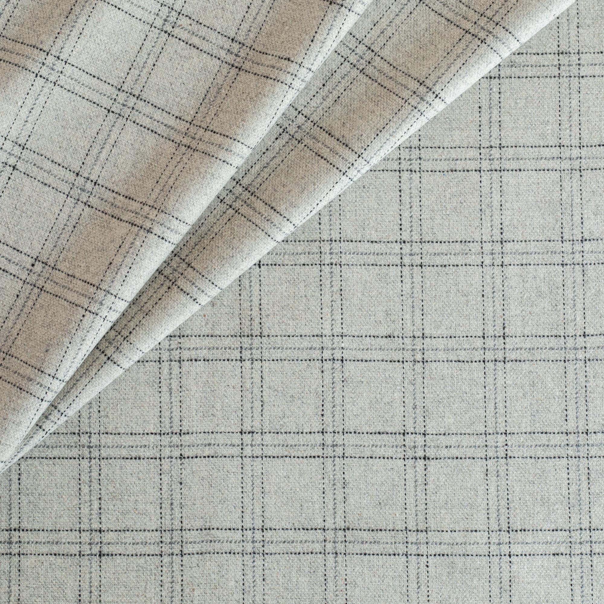 Dorset light gray plaid home decor fabric from tonic living