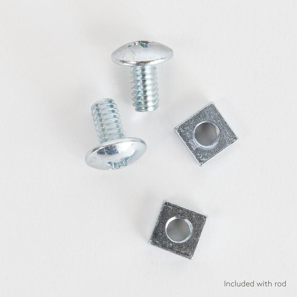 End lock bolts for Channel Track Drapery Rod