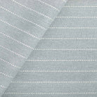 Fontana Cloud, a pale blue gray and white stripe indoor outdoor fabric from Tonic Living