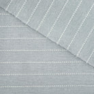 Fontana Cloud, a pale blue gray and white stripe indoor outdoor fabric : view 4