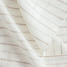 Fraser creamy-white and taupe stripe linen-blend drapery fabric : view 3