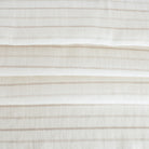 Fraser creamy-white and taupe stripe linen-blend drapery fabric : view 5